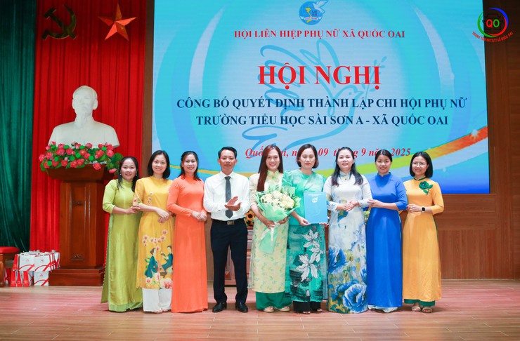 Quốc Oai: Tổ chức Hội nghị công bố các quyết định thành lập và triển khai hoạt động Chi hội Phụ nữ trong cơ quan, đơn vị, trường học- Ảnh 6.