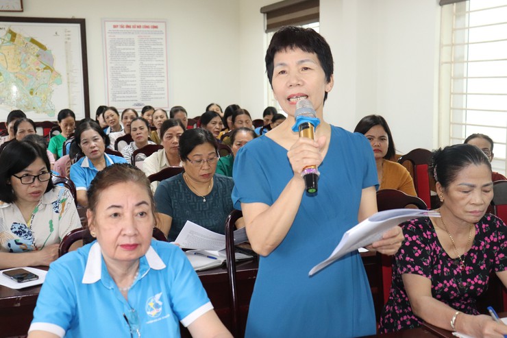 Các đoàn thể xã Thuận An tổ chức lấy ý kiến góp ý dự thảo Báo cáo chính trị trình Đại hội lần thứ Nhất, nhiệm kỳ 2025- 2030 của tổ chức Hội cấp xã- Ảnh 6.