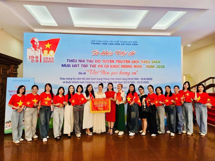 XÃ HỒNG VÂN TỎA SÁNG – BỨT PHÁ VÀO CHUNG KHẢO HỘI THI THIẾU NHI THỦ ĐÔ 2025- Ảnh 2.