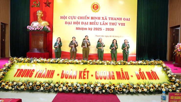 Đại hội đại biểu Hội Cựu chiến binh xã Thanh Oai lần thứ VIII, nhiệm kỳ 2025-2030- Ảnh 1.