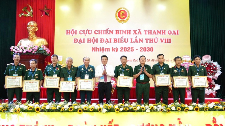 Đại hội đại biểu Hội Cựu chiến binh xã Thanh Oai lần thứ VIII, nhiệm kỳ 2025-2030- Ảnh 16.