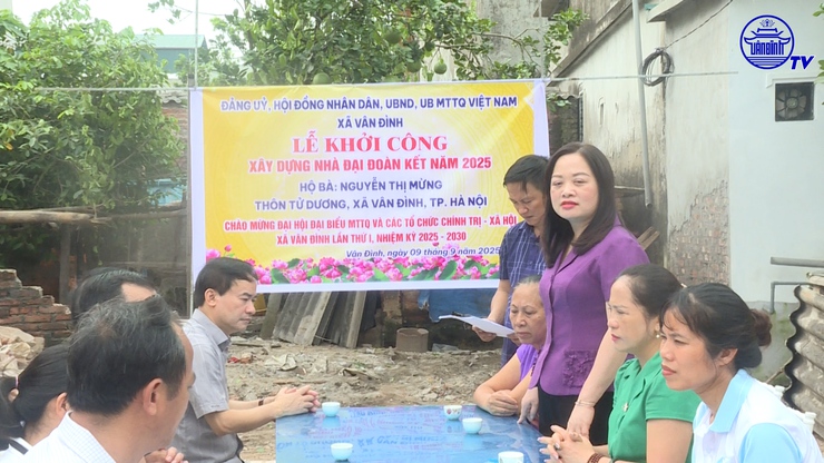 Xã Vân Đình khởi công xây dựng Nhà Đại đoàn kết cho hộ đặc biệt khó khăn- Ảnh 2.