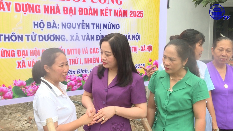 Xã Vân Đình khởi công xây dựng Nhà Đại đoàn kết cho hộ đặc biệt khó khăn- Ảnh 3.