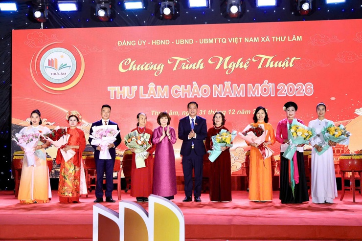XÃ THƯ LÂM TỔ CHỨC CHƯƠNG TRÌNH NGHỆ THUẬT CHÀO NĂM MỚI 2026.- Ảnh 1.