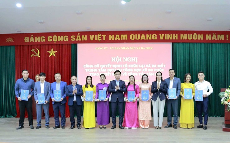 Xã Đa Phúc - Công bố Quyết định tổ chức lại và ra mắt Trung tâm Dịch vụ tổng hợp- Ảnh 4.