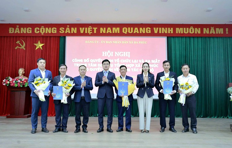 Xã Đa Phúc - Công bố Quyết định tổ chức lại và ra mắt Trung tâm Dịch vụ tổng hợp- Ảnh 3.