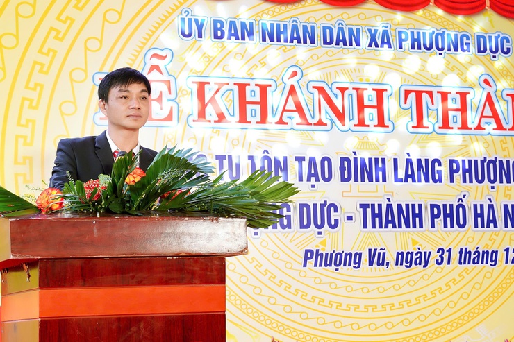 LỄ KHÁNH THÀNH TU BỔ, TÔN TẠO ĐÌNH LÀNG PHƯỢNG VŨ- Ảnh 2.