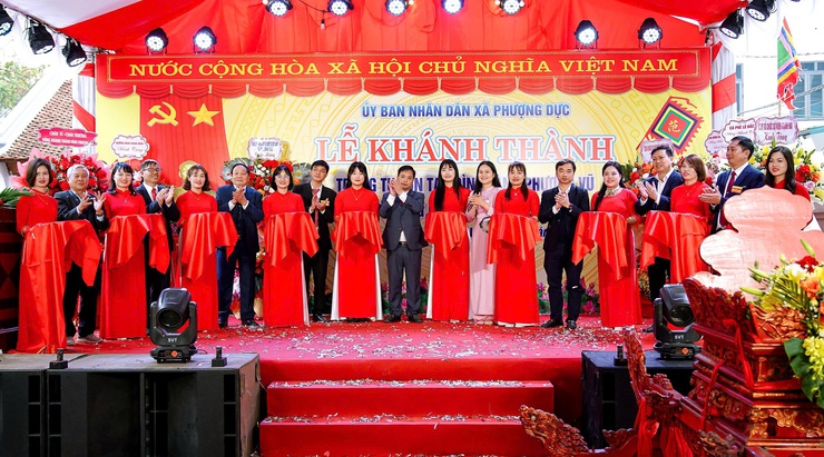 LỄ KHÁNH THÀNH TU BỔ, TÔN TẠO ĐÌNH LÀNG PHƯỢNG VŨ- Ảnh 5.