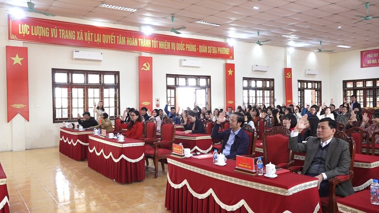 Hội nghị lấy ý kiến cử tri nơi công tác đối với người ứng cử đại biểu HĐND xã Vật Lại, nhiệm kỳ 2026-2031- Ảnh 2.