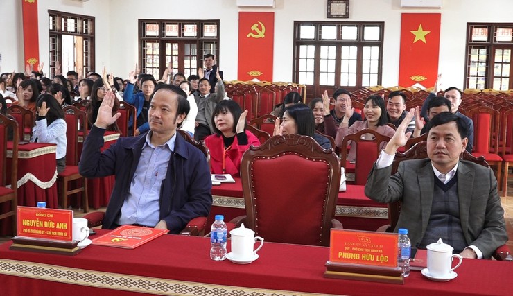 Hội nghị lấy ý kiến cử tri nơi công tác đối với người ứng cử đại biểu HĐND xã Vật Lại, nhiệm kỳ 2026-2031- Ảnh 4.