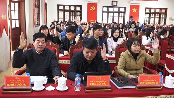 Hội nghị lấy ý kiến cử tri nơi công tác đối với người ứng cử đại biểu HĐND xã Vật Lại, nhiệm kỳ 2026-2031- Ảnh 5.