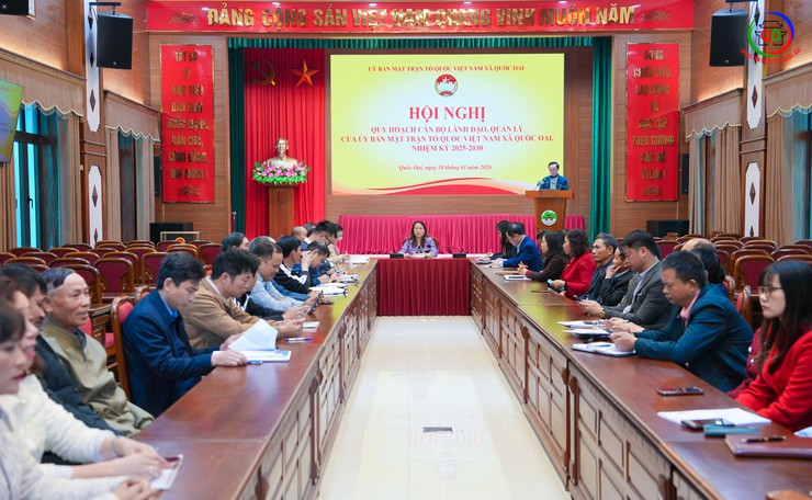 ỦY BAN MTTQ VIỆT NAM XÃ QUỐC OAI TỔ CHỨC HỘI NGHỊ TRIỂN KHAI CÔNG TÁC CÁN BỘ VÀ NHIỆM VỤ TRỌNG TÂM NĂM 2026- Ảnh 1.