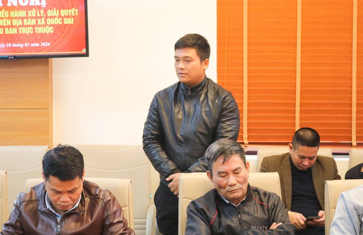 Quốc Oai: Họp Ban Chỉ đạo triển khai giải pháp xử lý 5 điểm nghẽn trên địa bàn xã- Ảnh 10.