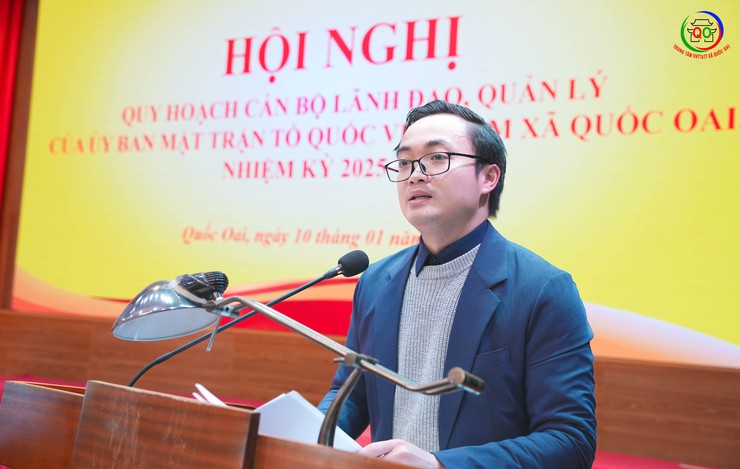 ỦY BAN MTTQ VIỆT NAM XÃ QUỐC OAI TỔ CHỨC HỘI NGHỊ TRIỂN KHAI CÔNG TÁC CÁN BỘ VÀ NHIỆM VỤ TRỌNG TÂM NĂM 2026- Ảnh 2.