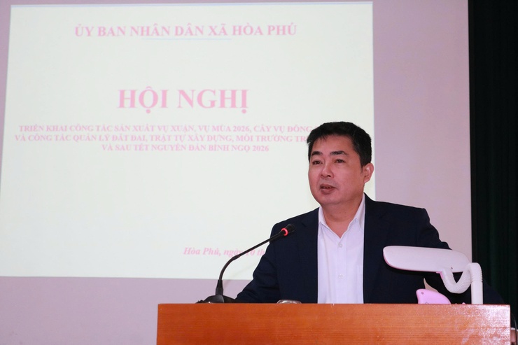 Xã Hoà Phú tăng cường công tác quản lý đất đai, trật tự xây dựng, môi trường trước, trong và sau Tết Nguyên đán Bính Ngọ 2026- Ảnh 3.