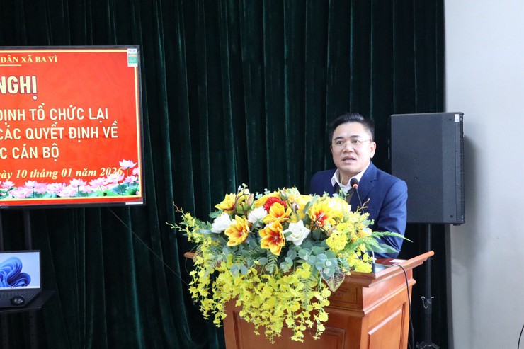 CÔNG BỐ QUYẾT ĐỊNH BỔ NHIỆM GIÁM ĐỐC, PHÓ GIÁM ĐỐC TRẠM Y TẾ XÃ BA VÌ- Ảnh 3.