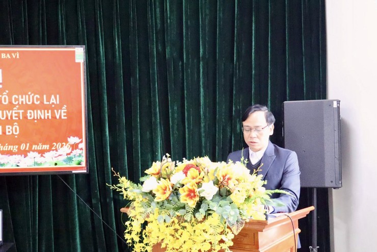 CÔNG BỐ QUYẾT ĐỊNH BỔ NHIỆM GIÁM ĐỐC, PHÓ GIÁM ĐỐC TRẠM Y TẾ XÃ BA VÌ- Ảnh 2.