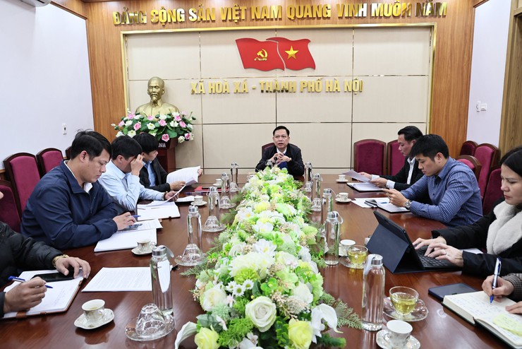 UBND xã Hòa Xá triển khai công tác chuẩn bị phục vụ tết nguyên đán Bính Ngọ 2026- Ảnh 1.