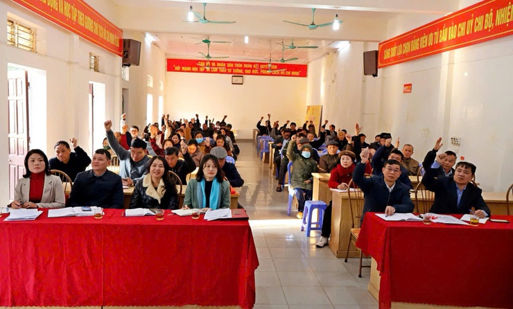 Hội nghị cử tri thôn Đoàn Kết giới thiệu người ứng cử đại biểu HĐND xã Đoài Phương, nhiệm kỳ 2026 – 2031- Ảnh 2.