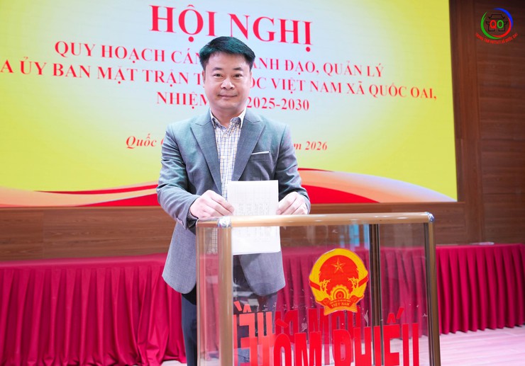 ỦY BAN MTTQ VIỆT NAM XÃ QUỐC OAI TỔ CHỨC HỘI NGHỊ TRIỂN KHAI CÔNG TÁC CÁN BỘ VÀ NHIỆM VỤ TRỌNG TÂM NĂM 2026- Ảnh 7.