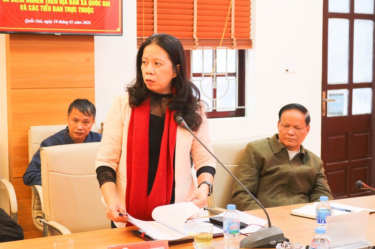 Quốc Oai: Họp Ban Chỉ đạo triển khai giải pháp xử lý 5 điểm nghẽn trên địa bàn xã- Ảnh 8.