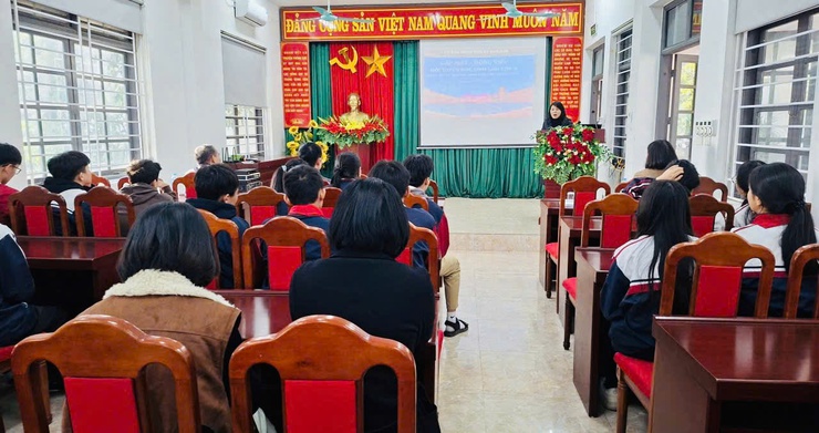 Xã Kim Anh động viên học sinh trước Kỳ thi học sinh giỏi các môn văn hóa lớp 9 năm học 2025–2026.- Ảnh 3.