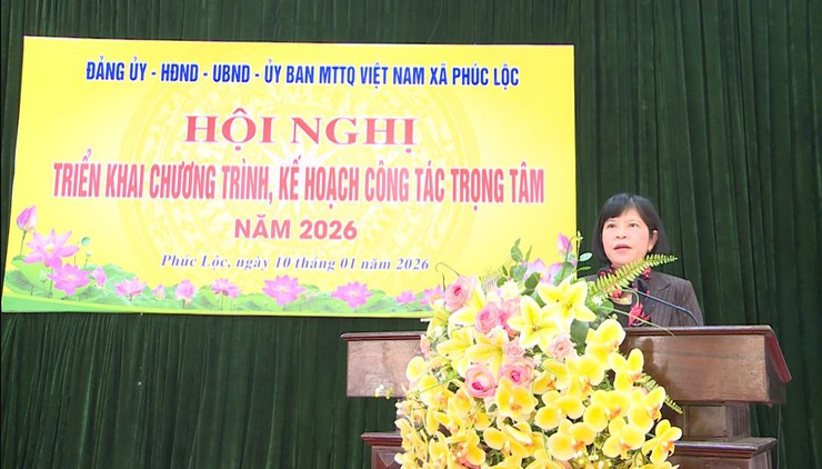 Xã Phúc Lộc tổ chức Hội nghị triển khai chương trình, kế hoạch công tác trọng tâm năm 2026- Ảnh 4.