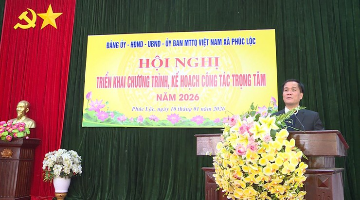 Xã Phúc Lộc tổ chức Hội nghị triển khai chương trình, kế hoạch công tác trọng tâm năm 2026- Ảnh 3.