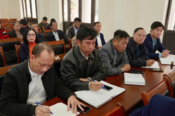 Xã Thiên Lộc tổ chức hội nghị triển khai một số nhiệm vụ trọng tâm quí I/2026- Ảnh 8.