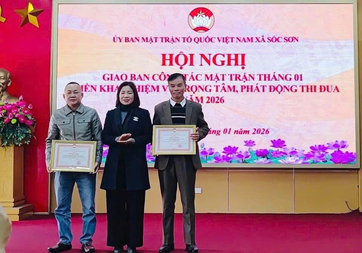 MTTQ XÃ SÓC SƠN QUYẾT TÂM ĐƯA NGHỊ QUYẾT VÀO CUỘC SỐNG, THỰC HIỆN THẮNG LỢI NHIỆM VỤ CHÍNH TRỊ CỦA ĐỊA PHƯƠNG- Ảnh 2.