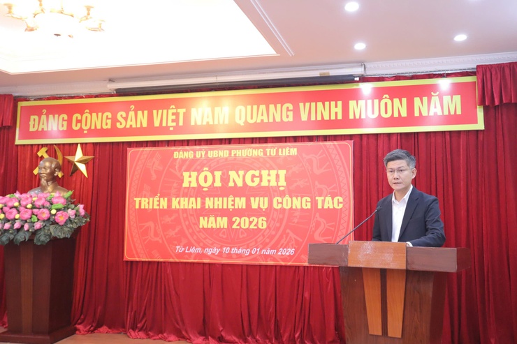 Đảng ủy UBND phường Từ Liêm tổng kết công tác năm 2025, triển khai nhiệm vụ năm 2026- Ảnh 3.