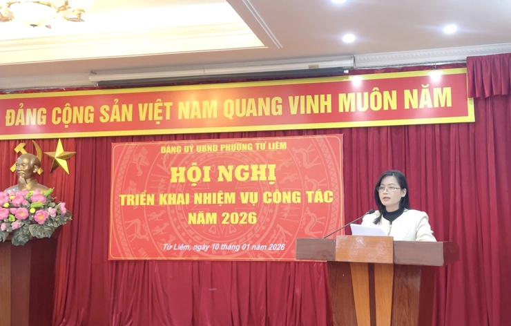 Đảng ủy UBND phường Từ Liêm tổng kết công tác năm 2025, triển khai nhiệm vụ năm 2026- Ảnh 6.