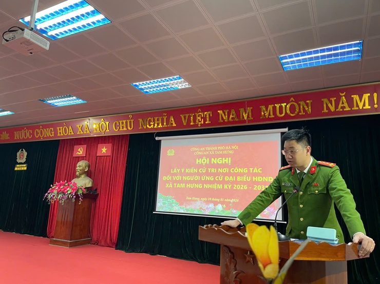 Công an xã Tam Hưng: Thực hiện quy trình hiệp thương giới thiệu người ứng cử đại biểu Hội đồng nhân dân các cấp- Ảnh 3.