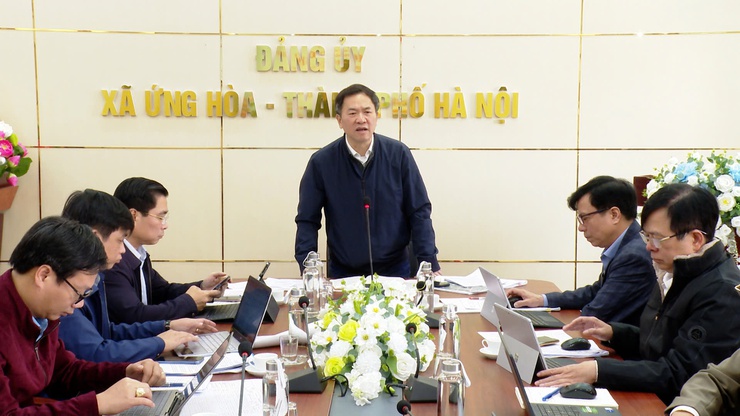 ĐẨY NHANH CÔNG TÁC GIẢI PHÓNG MẶT BẰNG CÁC DỰ ÁN TRÊN ĐỊA BÀN XÃ ỨNG HÒA.- Ảnh 2.