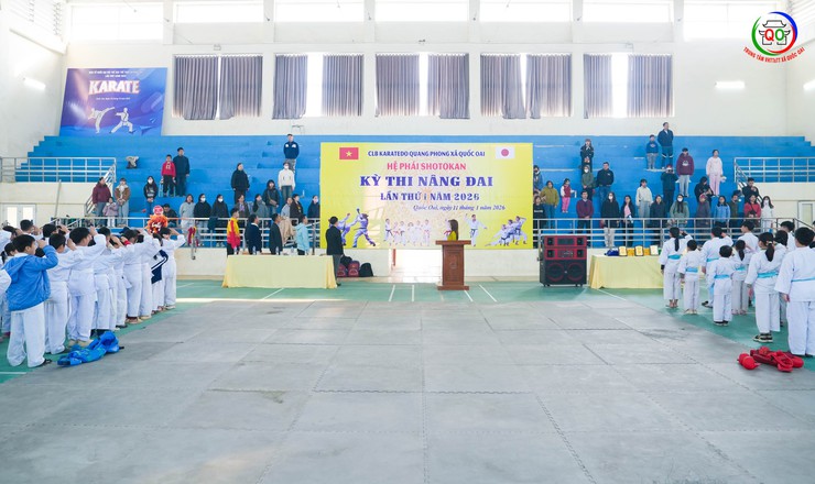 CLB Karatedo Quang Phong tổ chức kỳ thi lên đai Karate lần thứ I năm 2026 cho hơn 150 võ sinh- Ảnh 1.