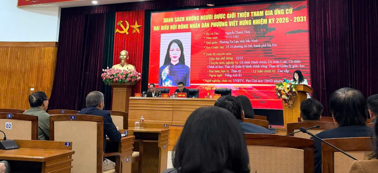 UBND Phường Việt Hưng tổ chức Hội nghị ban lãnh đạo mở rộng để thảo luận, giới thiệu người ứng cử đại biểu HĐND phường nhiệm kỳ 2026-2031- Ảnh 4.