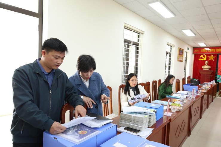 Trường THCS Tráng Việt, xã Mê Linh đón đoàn đánh giá ngoài của Sở Giáo dục và Đào tạo khảo sát chính thức tại trường- Ảnh 2.