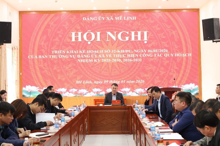 Xã Mê Linh triển khai Kế hoạch thực hiện công tác quy hoạch cán bộ nhiệm kỳ 2025 - 2030, 2026 - 2031- Ảnh 1.