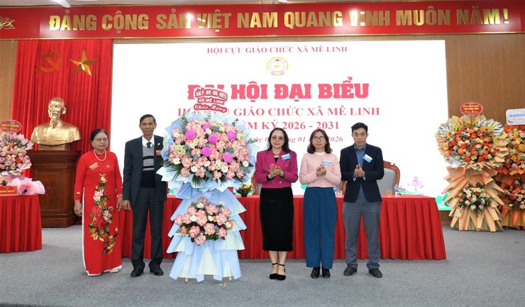 Đại hội Đại biểu Hội Cựu giáo chức xã Mê Linh nhiệm kỳ 2026 - 2031 thành công tốt đẹp- Ảnh 1.
