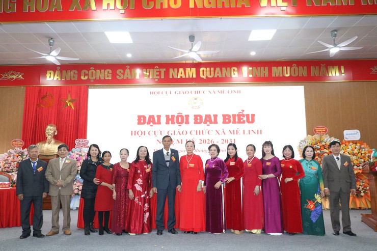 Đại hội Đại biểu Hội Cựu giáo chức xã Mê Linh nhiệm kỳ 2026 - 2031 thành công tốt đẹp- Ảnh 4.
