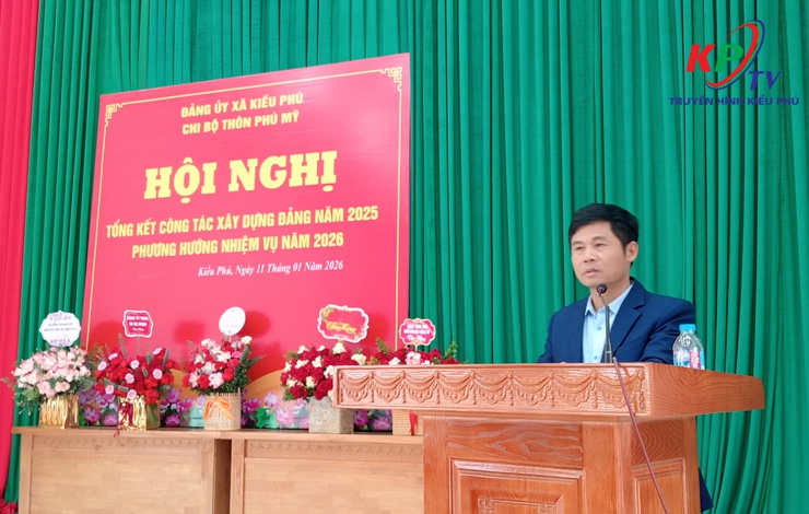 Chi bộ thôn Phú Mỹ tổng kết công tác Đảng năm 2025, triển khai nhiệm vụ năm 2026- Ảnh 7.