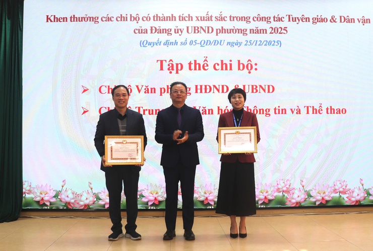Đảng ủy UBND phường Vĩnh Tuy tổng kết công tác năm 2025 và triển khai nhiệm vụ năm 2026- Ảnh 4.