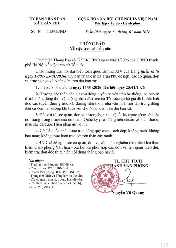 Thông Báo- Ảnh 1.