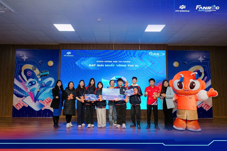 Học sinh THCS Hữu Bằng giành 2 giải Nhất tại cuộc thi AI & Robotics FPT Schools- Ảnh 4.