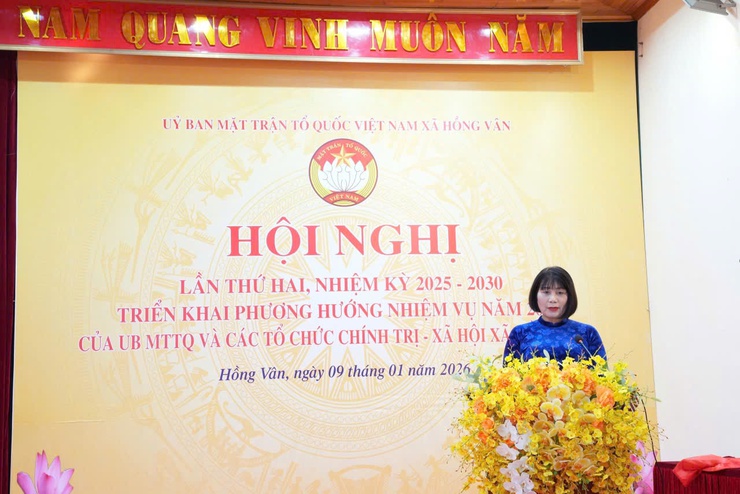 Ủy ban MTTQ Việt Nam xã Hồng Vân: Tổ chức Hội nghị lần thứ hai, nhiệm kỳ 2025 – 2030 và thông qua Chương trình thống nhất hành động năm 2026.- Ảnh 2.