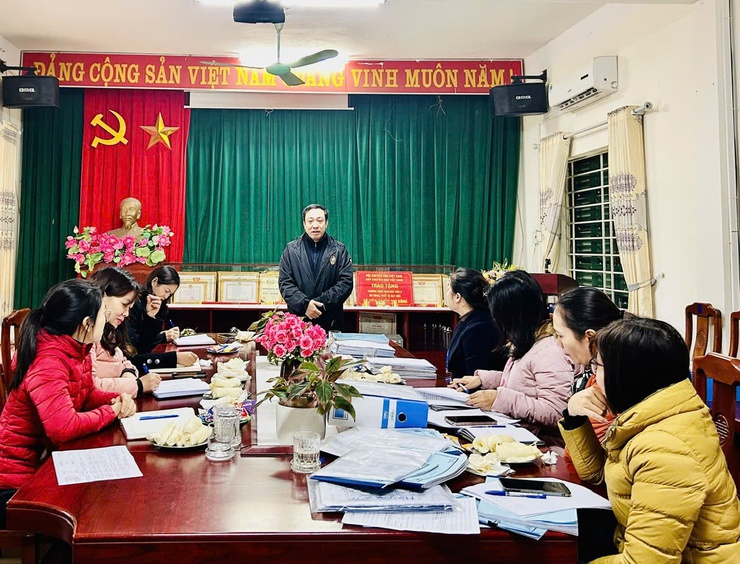 ĐỒNG CHÍ NGUYỄN HỒNG SƠN – PHÓ CHỦ TỊCH UBND XÃ KIỂM TRA CÔNG TÁC SỨC KHỎE HỌC ĐƯỜNG, AN TOÀN THỰC PHẨM TRƯỜNG HỌC- Ảnh 10.