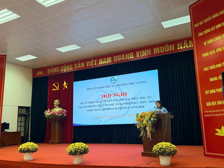 Phường Phú Lương: Quán triệt Nghị quyết Đại hội Phụ nữ Thành phố lần thứ XVII và triển khai phong trào thi đua năm 2026- Ảnh 2.