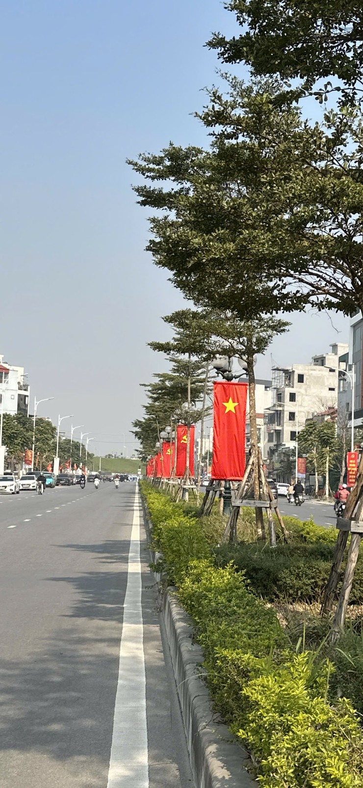 Phường Bồ Đề rực rỡ cờ hoa chào mừng năm mới 2026 và Đại hội XIV của Đảng - Ảnh 3.