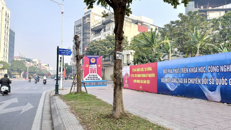 Phường Bồ Đề rực rỡ cờ hoa chào mừng năm mới 2026 và Đại hội XIV của Đảng - Ảnh 2.