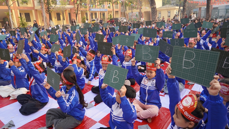 TRƯỜNG TIỂU HỌC PHÙNG XÁ B PHỐI HỢP HỆ THỐNG GIAO DỤC THEKEY TỔ CHỨC CHƯƠNG TRÌNH “RUNG CHUÔNG VÀNG”- Ảnh 3.